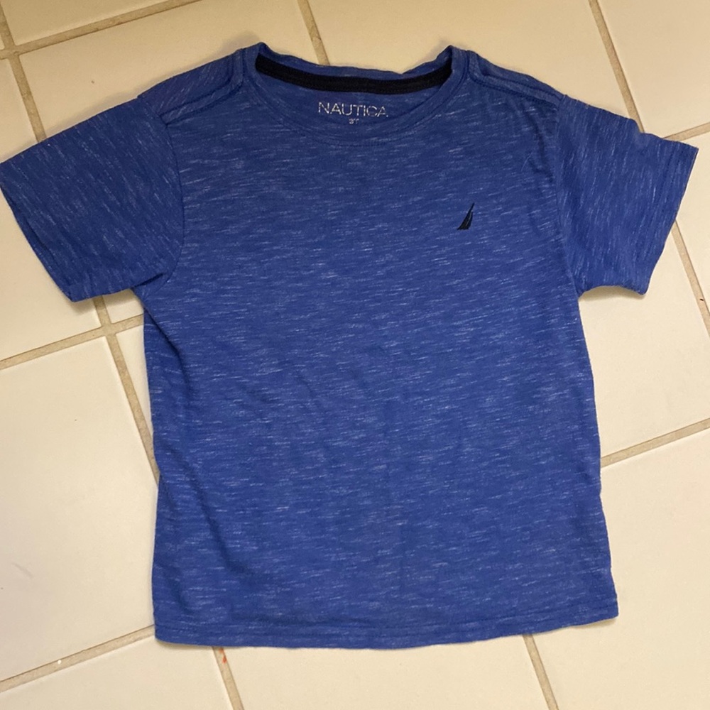 Náutica 3T blue tshirt top